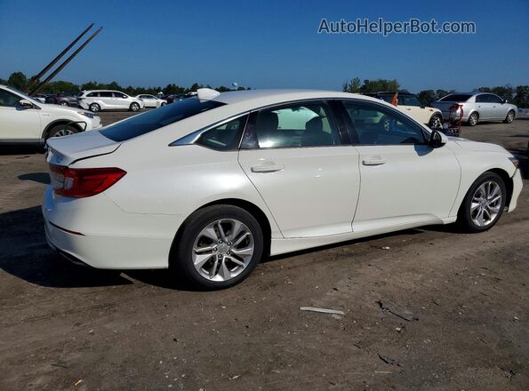 1HGCV1F17JA041324 2018 HONDA ACCORD White Przód prawy