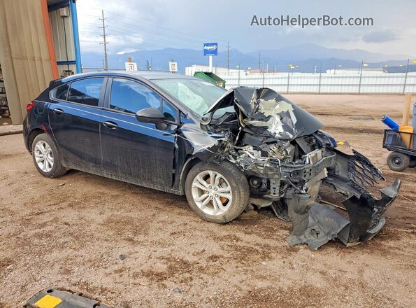 3G1BC6SM2KS604639 2019 CHEVROLET CRUZE Black Вид спереду