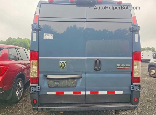 3C6URVJG8KE548815 2019 RAM PROMASTER Blue Vista de la etiqueta del VIN