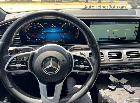 4JGFB8GBXLA177806 2020 MERCEDES-BENZ GLE Черный Вид панели приборов