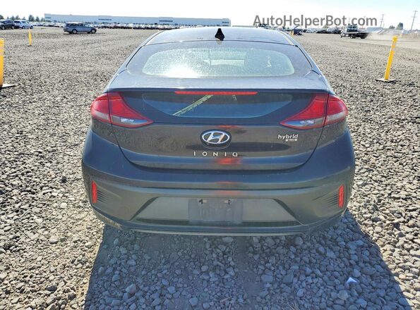 KMHC65LC8KU180642 2019 HYUNDAI IONIQ Black წინა სალონის ხედი