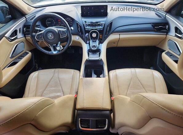 5J8TC1H50KL010735 2019 ACURA RDX Black ხელსაწყოთა პანელის ხედი