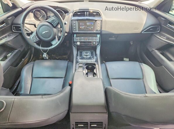 SAJAD4FX0JCP28438 2018 JAGUAR XF Black Առջևի վահանակի տեսք