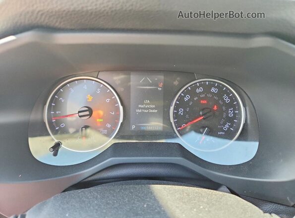 JTMW1RFV6KJ006168 2019 TOYOTA RAV4 White Հետևի նստատեղերի տեսք