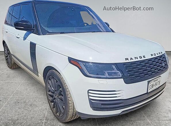 SALGR2RV5JA501596 2018 LAND ROVER RANGE Белый Задняя левая четверть