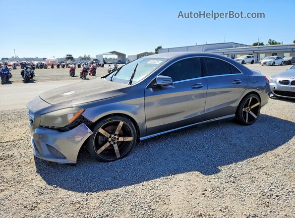 WDDSJ4EB4GN332355 2016 MERCEDES-BENZ CLA-CLASS Gray Trasero izquierdo