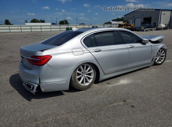 WBA7E4C50KGV28515 2019 BMW 7 SERIES Silver Передня права чверть