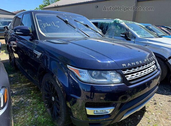 SALWR2FK5HA141021 2017 LAND ROVER RANGE Blue Հետևի ձախ