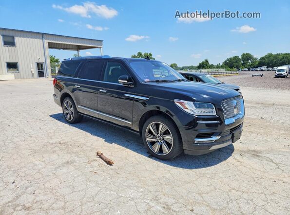 5LMJJ3LT6KEL25128 2019 LINCOLN NAVIGATOR Black Front view