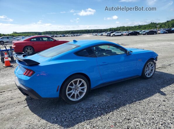 1FA6P8CF0R5417564 2024 FORD MUSTANG Blue Առջևի աջ