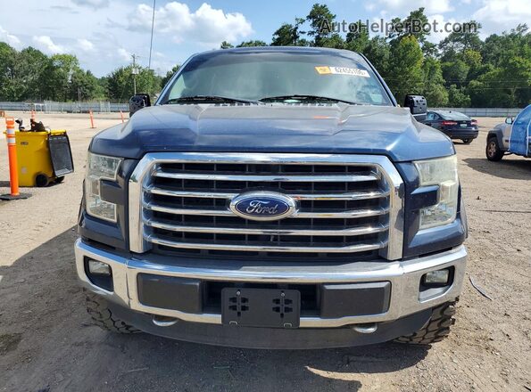 1FTEW1EP0GKD86773 2016 FORD F150 Blue უკანა ხედი