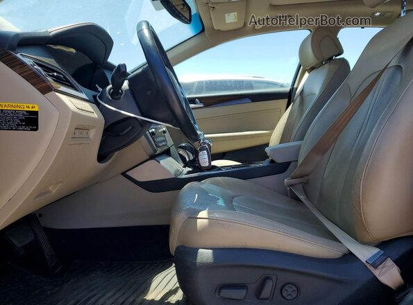 5NPE34AF4GH431302 2016 HYUNDAI SONATA Gray Dashboard view