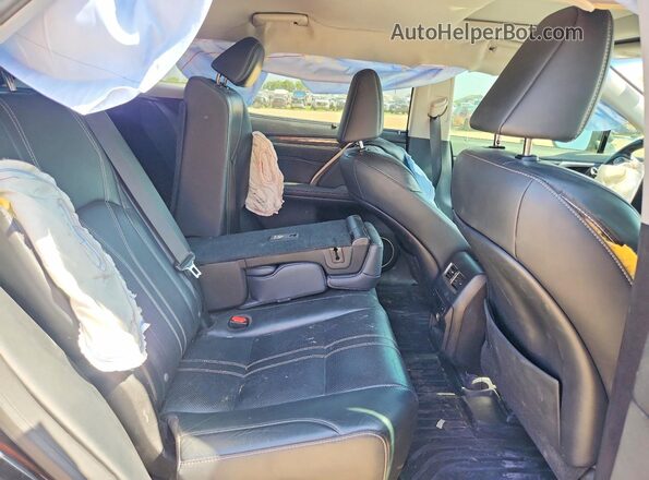2T2BGMCA5HC016319 2017 LEXUS RX Black Vista interior trasera