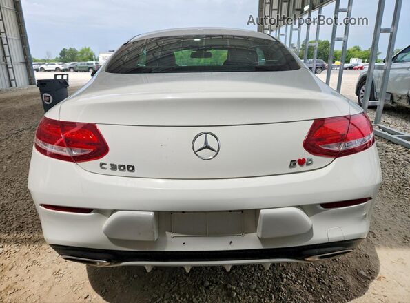 WDDWJ4JB3HF392677 2017 MERCEDES-BENZ C White Вид салону спереду