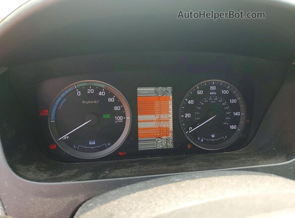 KMHE24L16HA058045 2017 HYUNDAI SONATA Серебряный Вид задних сидений