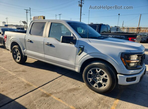 1FTEW2KP7RKF20417 2024 FORD F150 Gray წინა ხედი