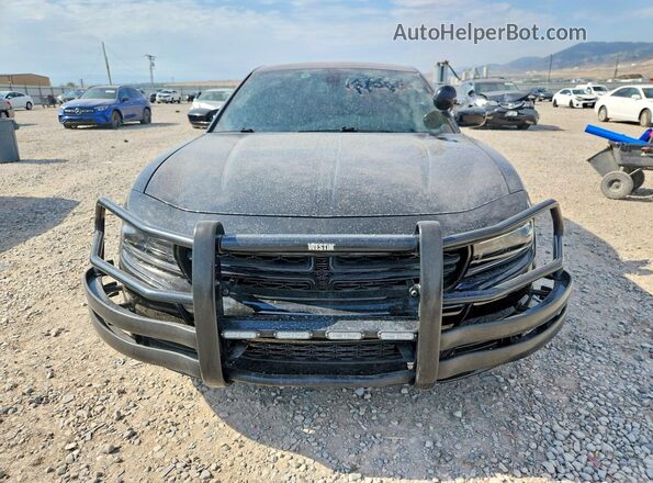 2C3CDXJG9NH101731 2022 DODGE CHARGER Black Հետևի տեսք