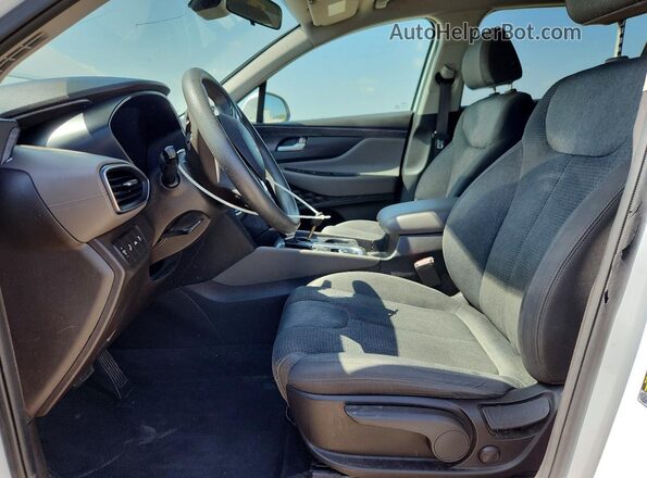 5NMS23AD2KH023059 2019 HYUNDAI SANTA White Առջևի վահանակի տեսք