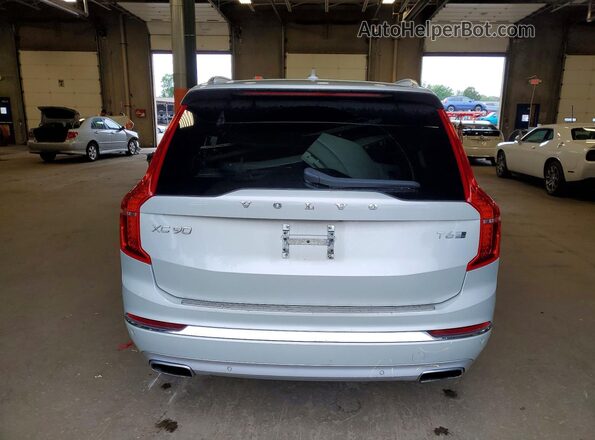 YV4A22PL7L1584127 2020 VOLVO XC90 Gray Widok wnętrza z przodu