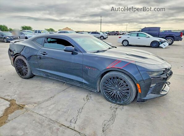 1G1FH1R71J0146409 2018 CHEVROLET CAMARO Black Front view