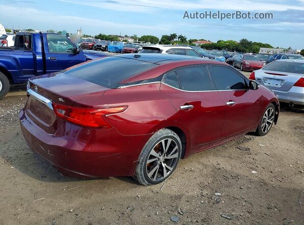 1N4AA6AP1HC369398 2017 NISSAN MAXIMA Red წინა მარჯვენა