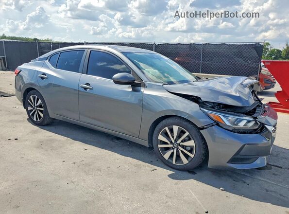 3N1AB8CV2MY312274 2021 NISSAN SENTRA Gray წინა ხედი