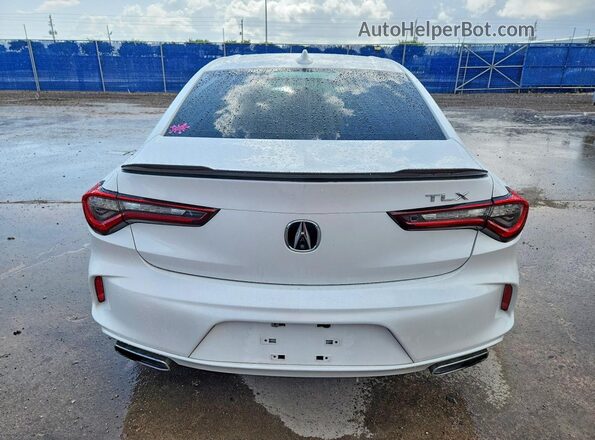 19UUB5F35MA004931 2021 ACURA TLX White Widok wnętrza z przodu