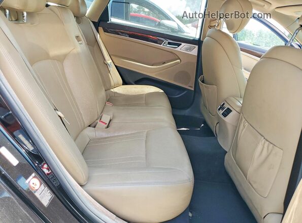 KMHGN4JE7JU271001 2018 GENESIS G80 Угольный Вид задней части салона
