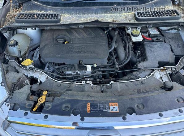 1FMCU9HD0JUA68382 2018 FORD ESCAPE White Vista del salpicadero
