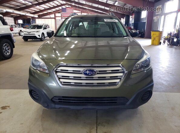 4S4BSAAC7G3270090 2016 SUBARU OUTBACK Green Вид ззаду