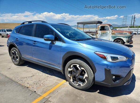 JF2GTHMC5PH282139 2023 SUBARU CROSSTREK Blue Вид спереду