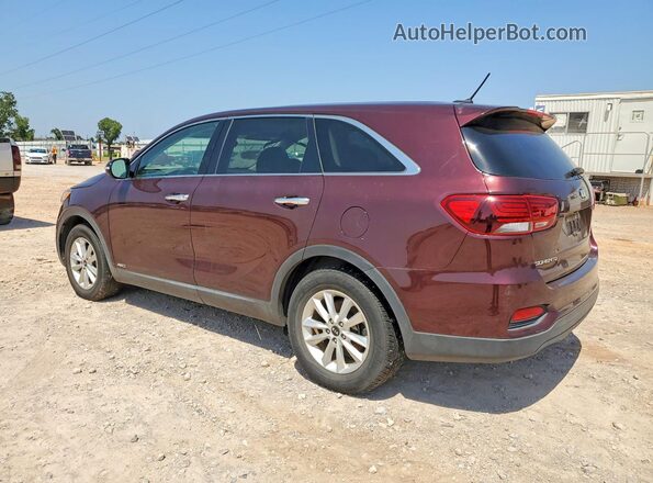 5XYPGDA54LG621932 2020 KIA SORENTO Burgundy Rear right