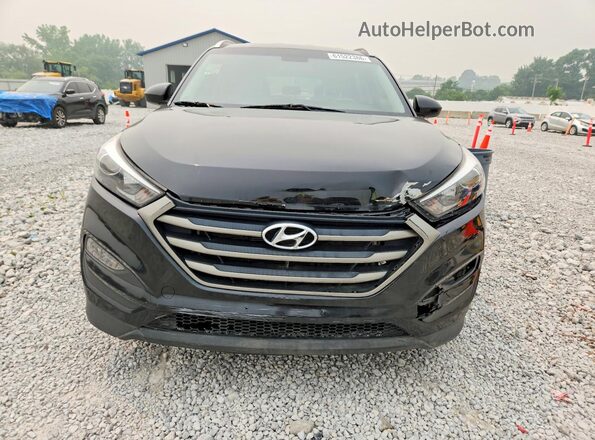 KM8J33A49JU712589 2018 HYUNDAI TUCSON Black უკანა ხედი