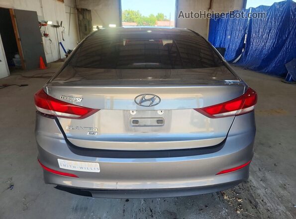KMHD74LF6JU648159 2018 HYUNDAI ELANTRA Gray Vista interior delantera