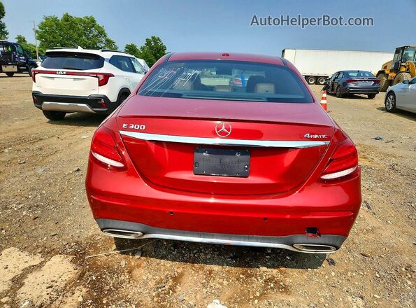 WDDZF4KB2HA193517 2017 MERCEDES-BENZ E Red Սալոնի դիմացի տեսք
