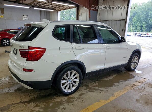 5UXWX9C55G0D90834 2016 BMW X3 White Delantero derecho