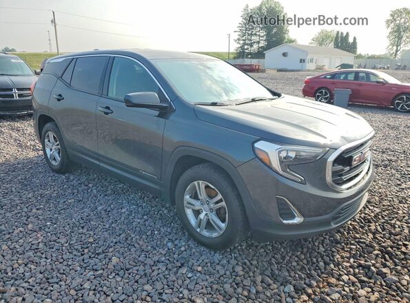 3GKALMEV2KL180678 2019 GMC TERRAIN Серый Вид спереди