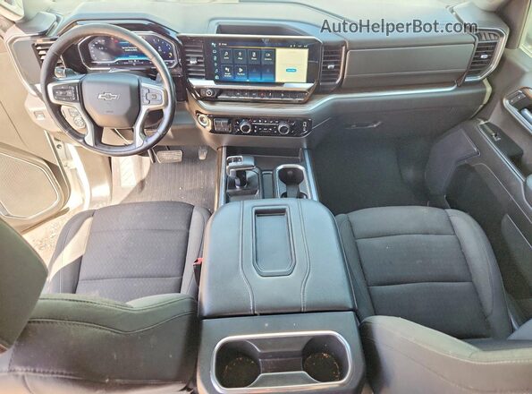 3GCUDEET6NG537500 2022 CHEVROLET SILVERADO White ხელსაწყოთა პანელის ხედი