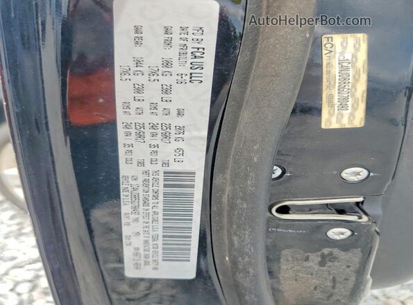 1C4NJDBB5GD780492 2016 JEEP COMPASS Black VIN კოდის სტიკერის ხედი