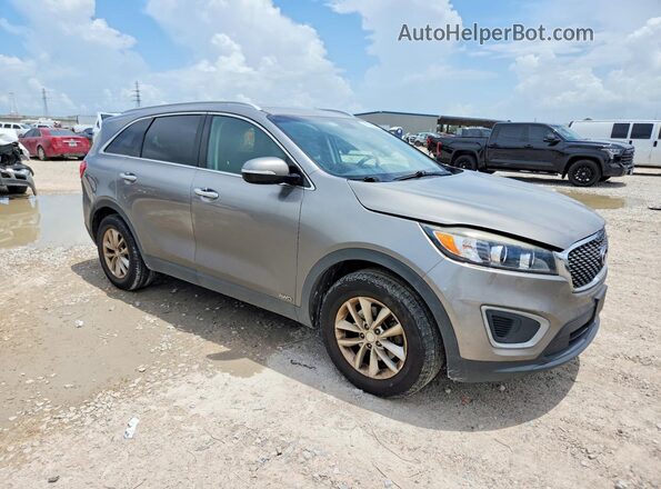 5XYPGDA36JG414101 2018 KIA SORENTO Gray Vista frontal