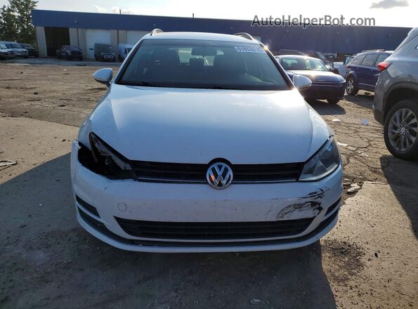 3VWC17AU0HM536800 2017 VOLKSWAGEN GOLF Белый Вид сзади