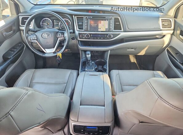 5TDJZRFH3KS940661 2019 TOYOTA HIGHLANDER Зеленый Вид щитка приборов
