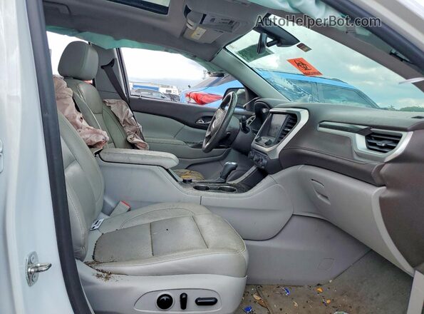 1GKKNULS4JZ136180 2018 GMC ACADIA White Вид панелі приладів