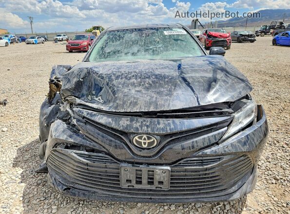 4T1B11HK1KU252705 2019 TOYOTA CAMRY Черный Вид сзади