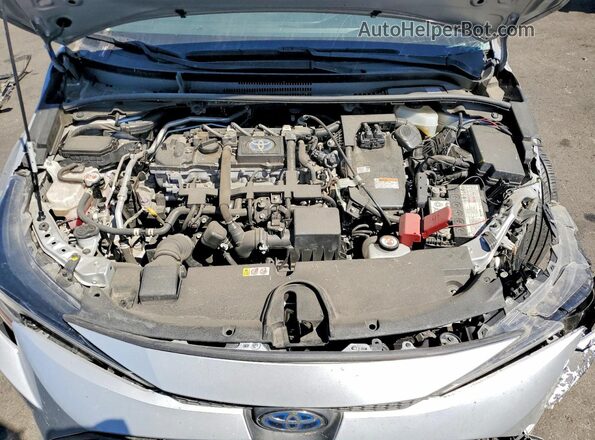 JTDEAMDE0N3010887 2022 TOYOTA COROLLA Silver ძრავის განყოფილების ხედი