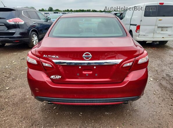 1N4AL3APXJC232510 2018 NISSAN ALTIMA Red Widok wnętrza z przodu