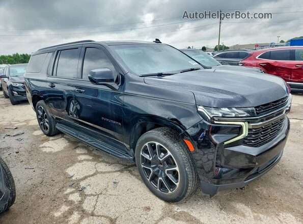 1GNSCEKD4MR458971 2021 CHEVROLET SUBURBAN Black Widok z przodu