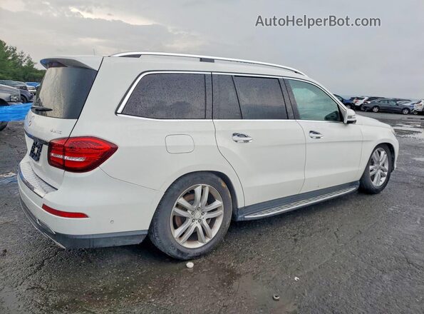 4JGDF6EE8HA745927 2017 MERCEDES-BENZ GLS Белый Передняя правая четверть