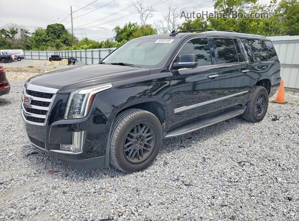 1GYS4GKJ5JR319316 2018 CADILLAC ESCALADE Black Հետևի ձախ