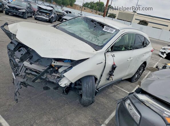 JTEAAAAH6MJ047122 2021 TOYOTA VENZA Белый Задняя левая четверть